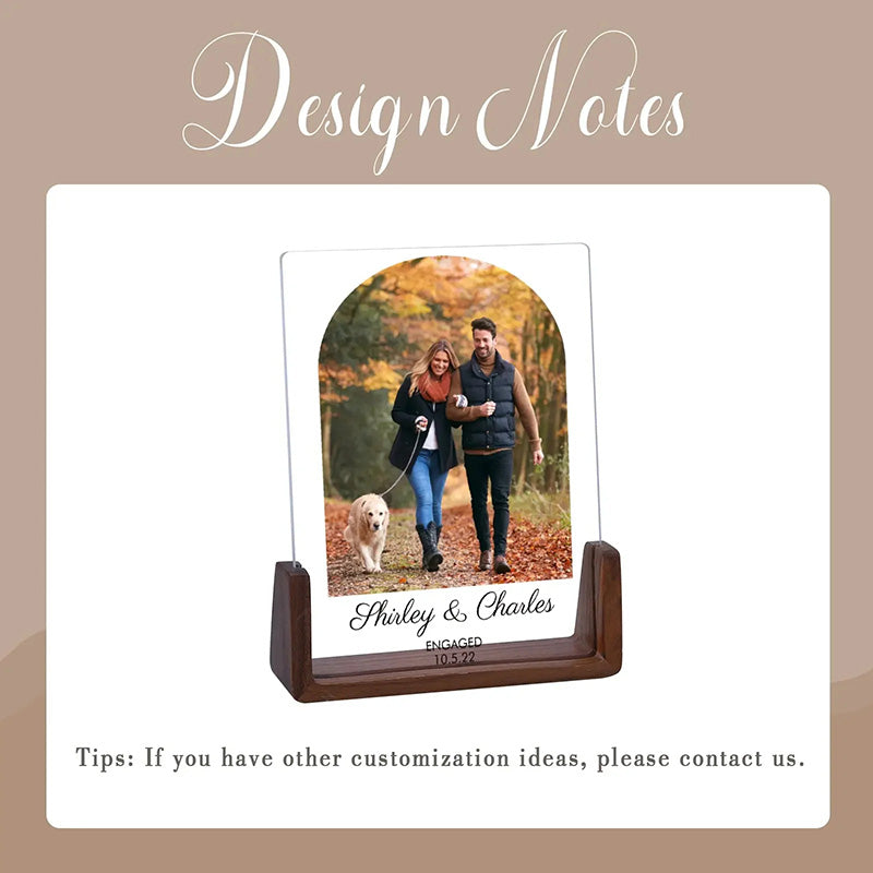 Custom Photo Frame Romantic Wedding Picture Frame Gifts for Her