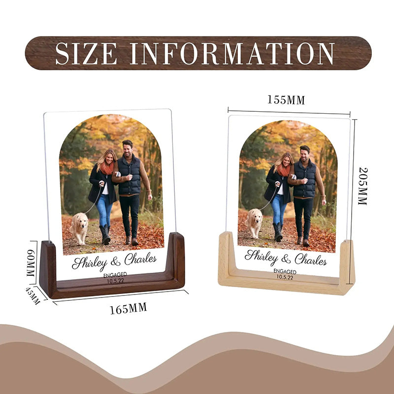 Custom Photo Frame Romantic Wedding Picture Frame Gifts for Her