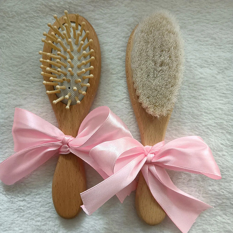 Engraved personalised wooden hairbrush Customized Bridesmaids Hair Comb Gifts