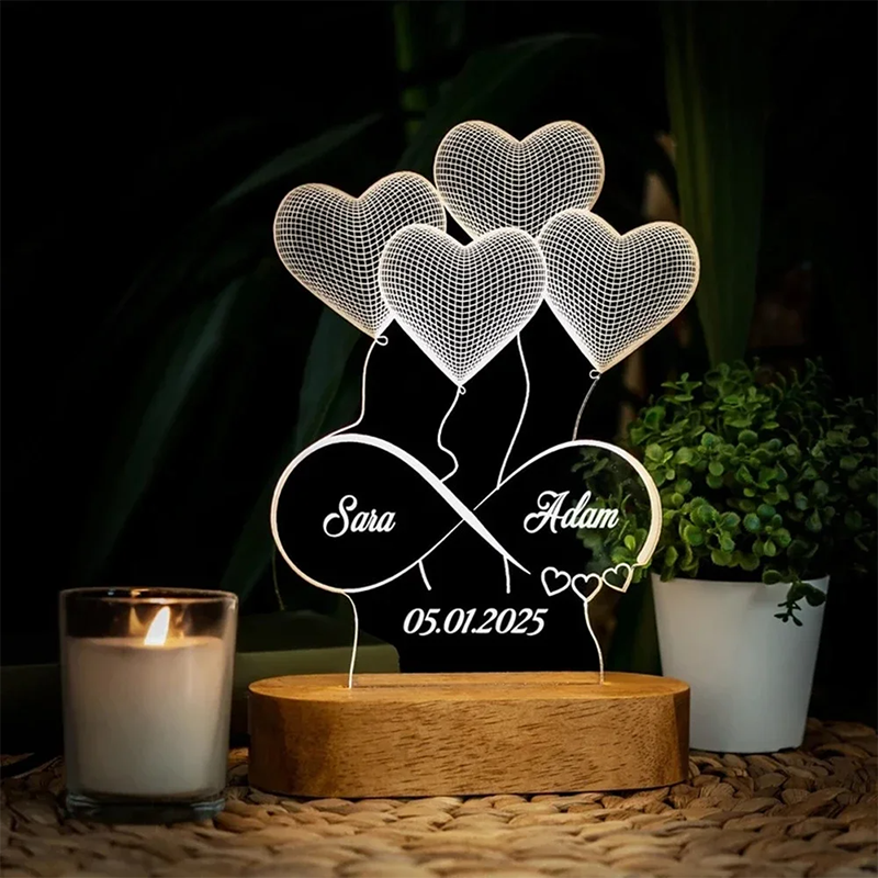 Personalized 3D Photo Lamp Custom Photo And Text Customized