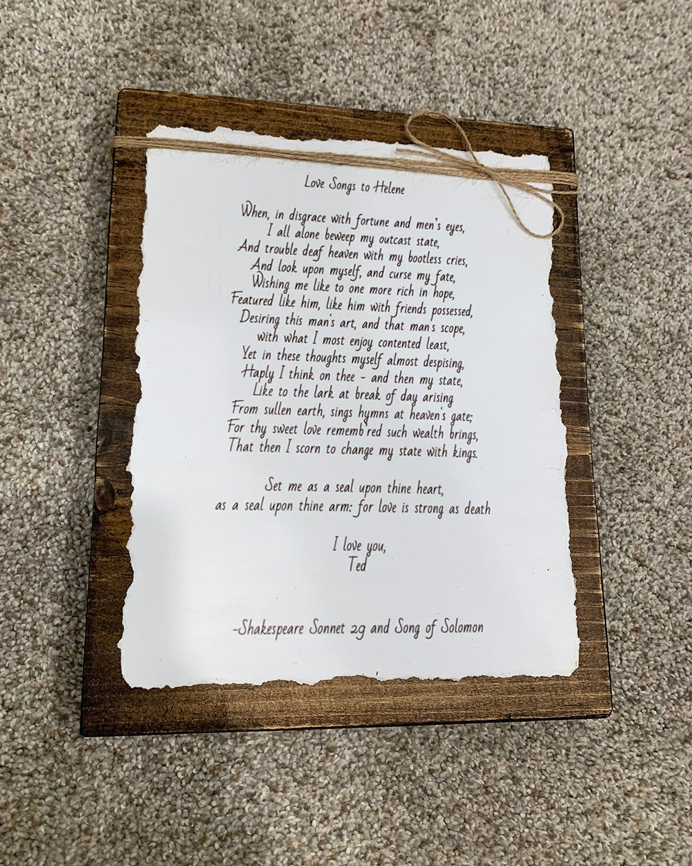 Customized Wooden Message Gift | Personalized Quote Decoration | Cherished Keepsake | Design Your Own Personal Message Board