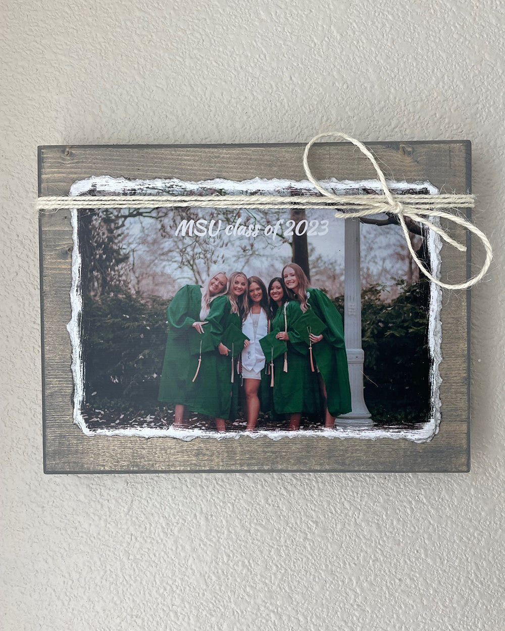 Personalized Keepsake Decoration on Custom Wood | Unique Photo Frame Graduation Gift | Personalized Photo Gift Decoration