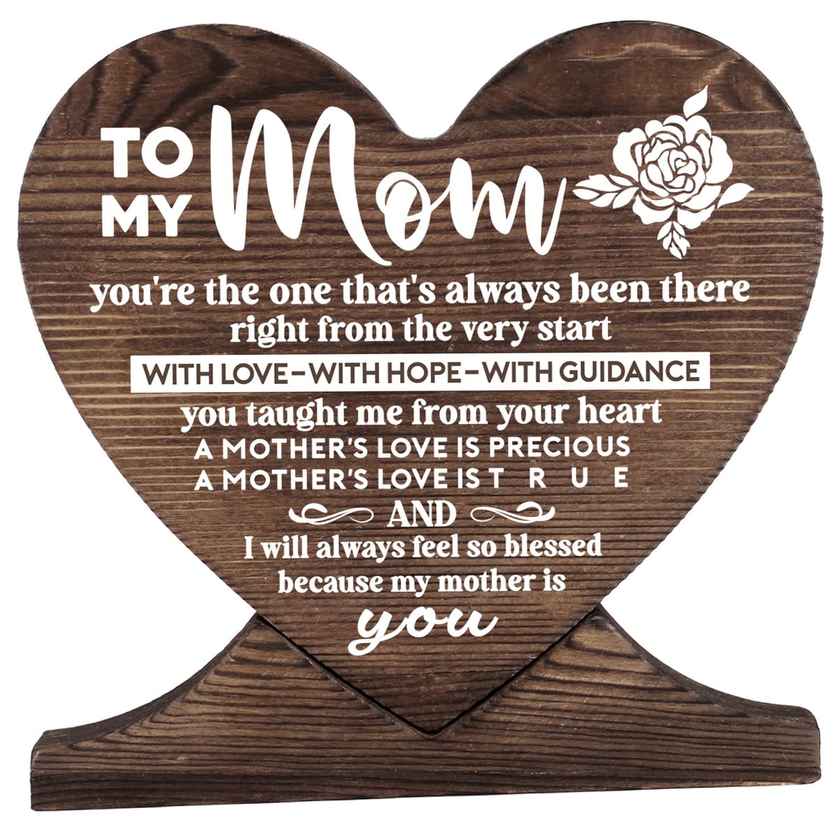 To My Mom Quotes Engraved Frame