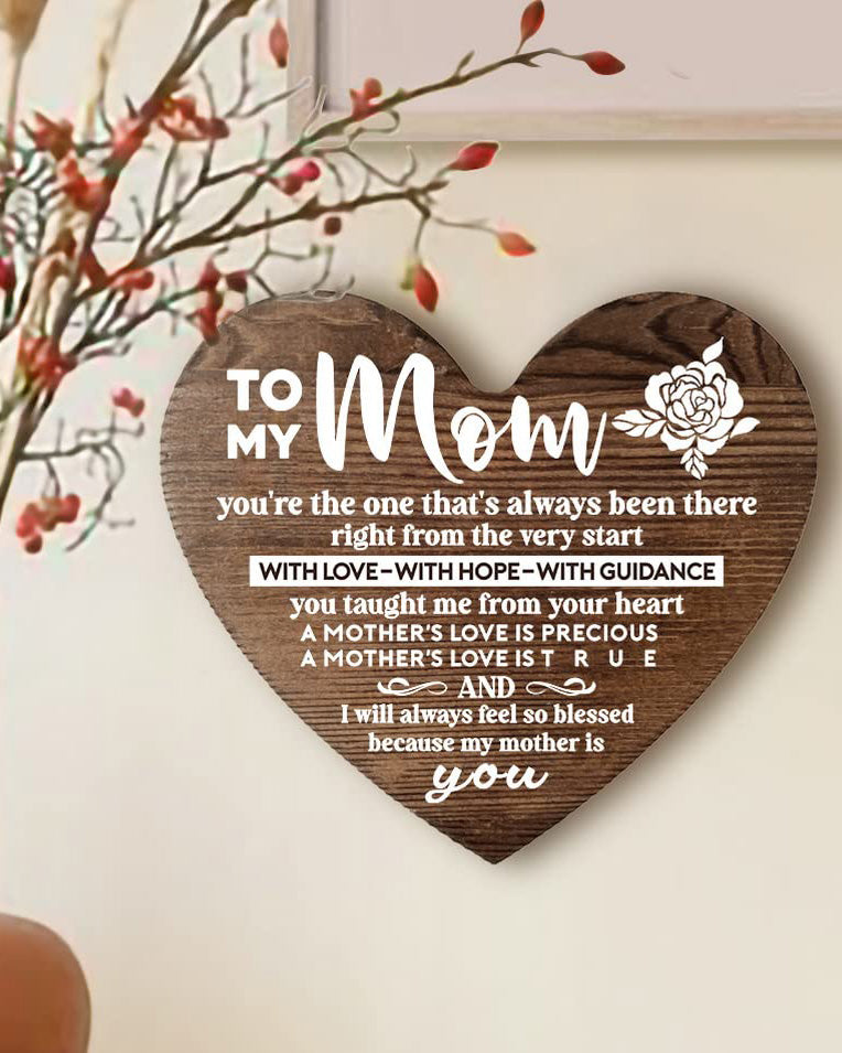 To My Mom Quotes Engraved Frame