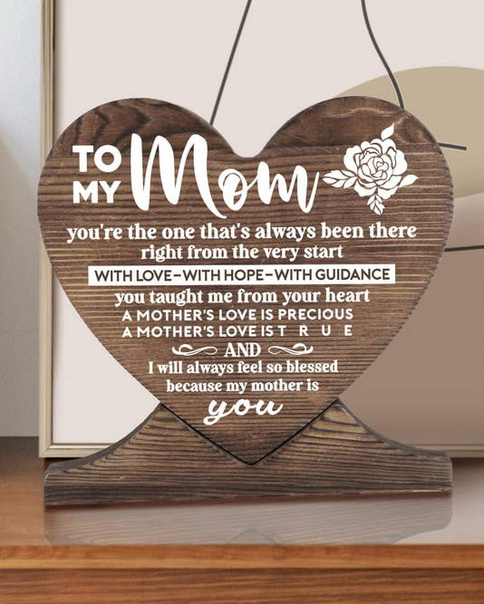 To My Mom Quotes Engraved Frame