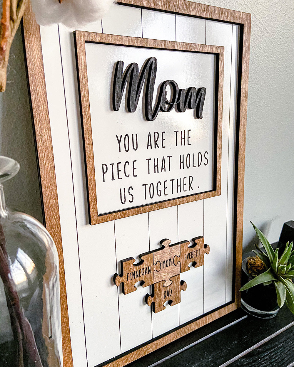 Mom Puzzle Sign - Homemade Mother's Day Gifts