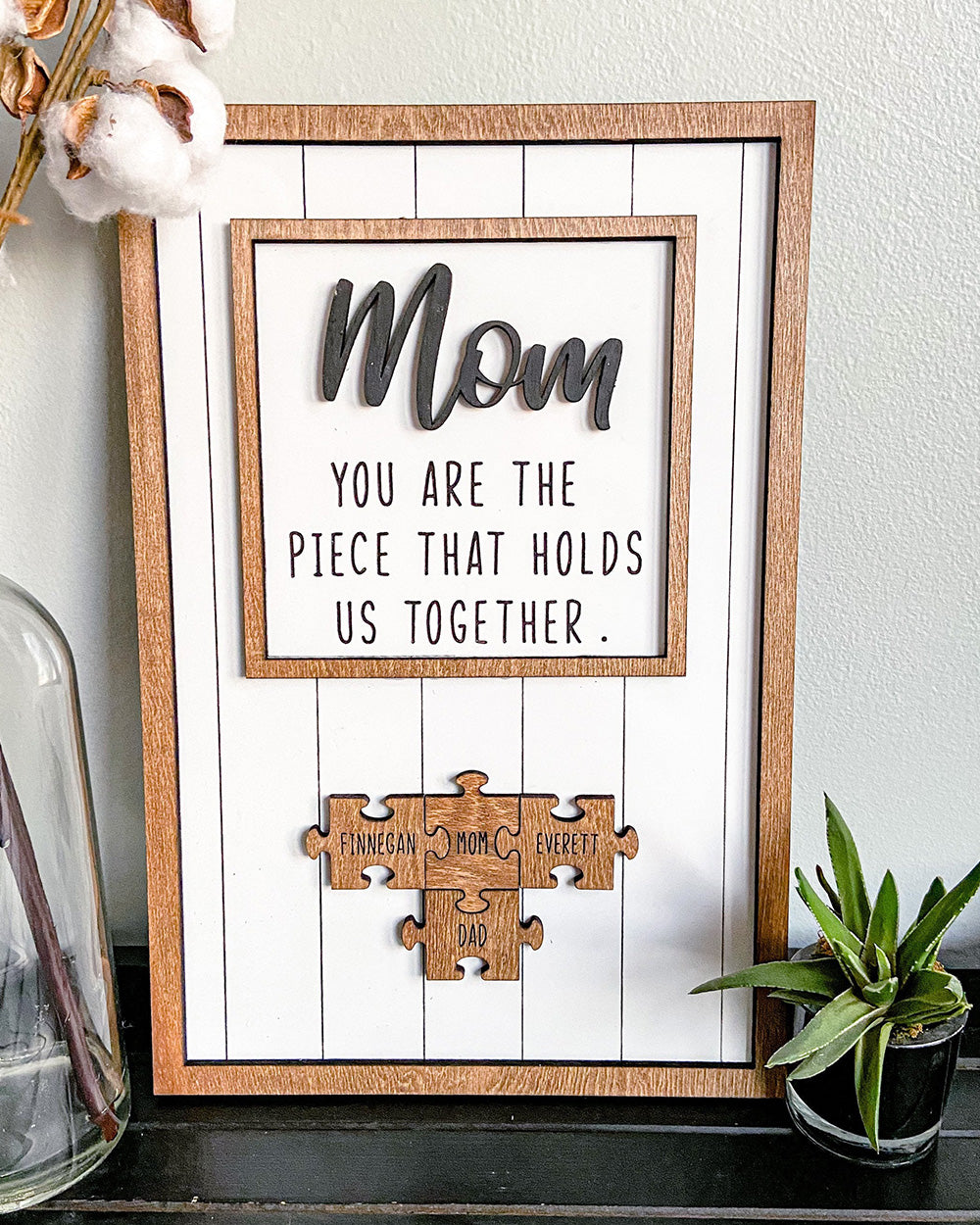 Mom Puzzle Sign - Homemade Mother's Day Gifts