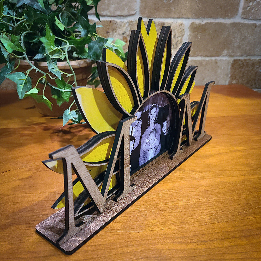 Sunflower Mom Picture Frame or Home Decor