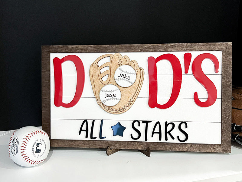 Custom Baseball Gift, Father's Day Gift