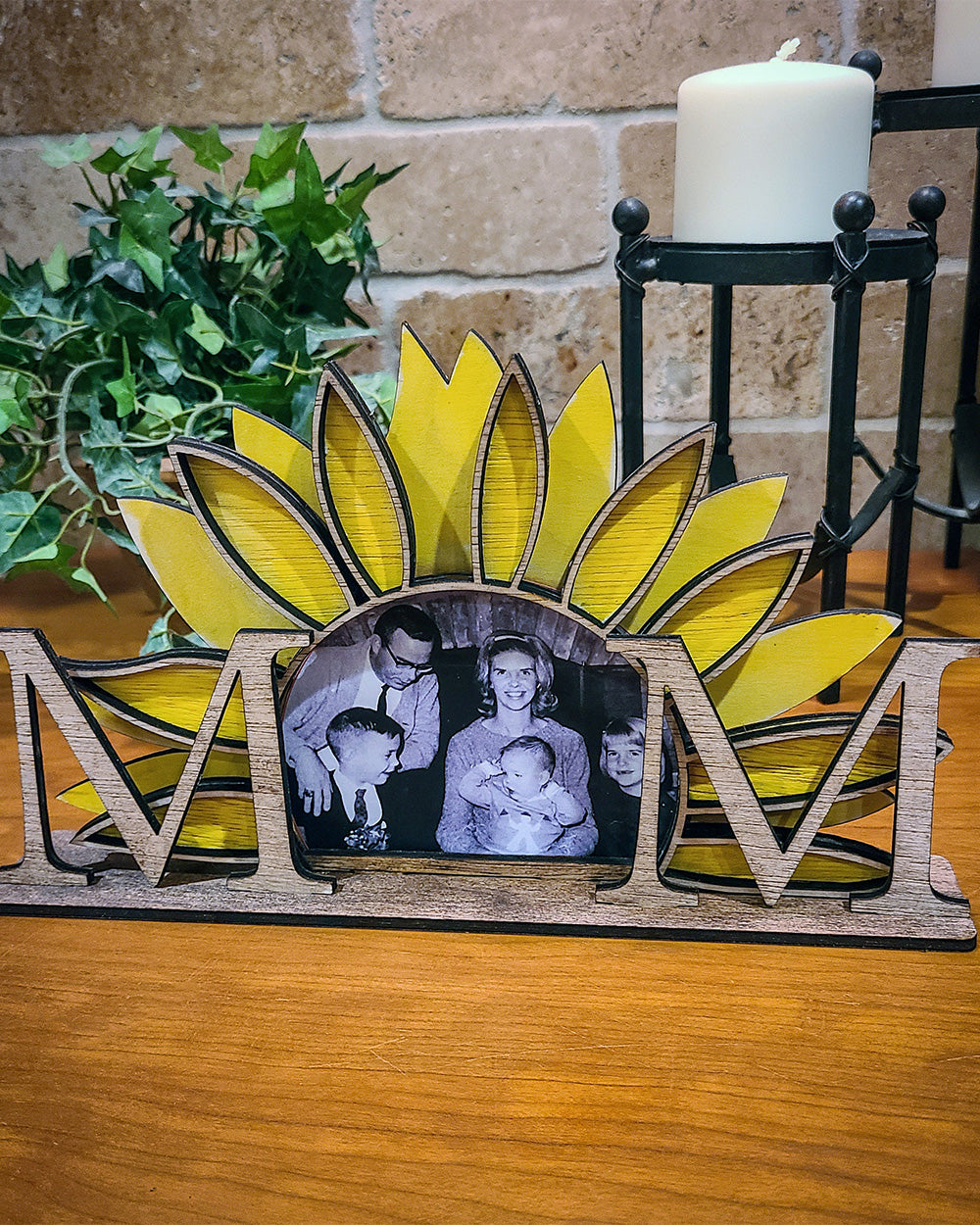 Sunflower Mom Picture Frame or Home Decor