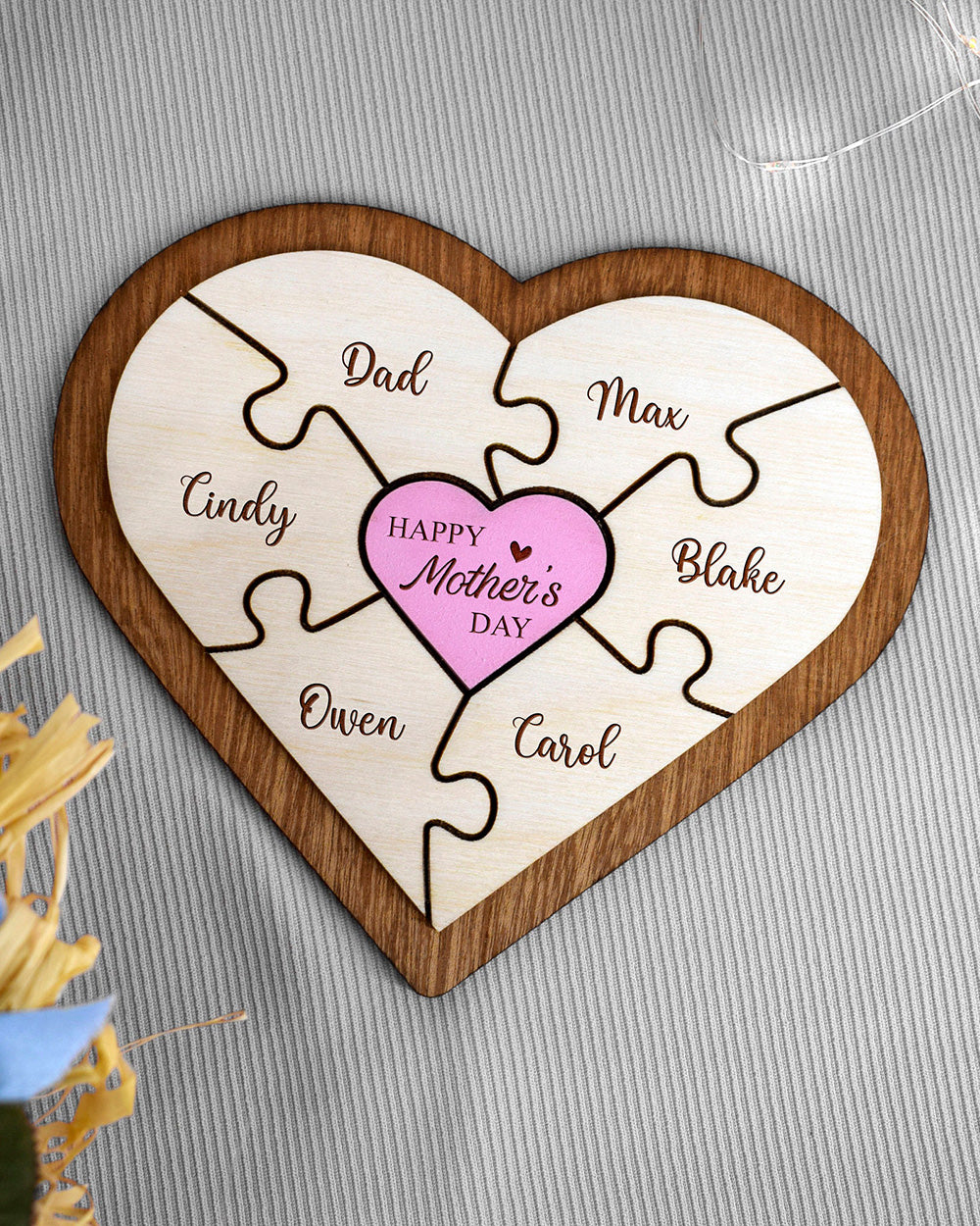 Family Gift Puzzle Piece Sign: A Small Token of Unity and Love