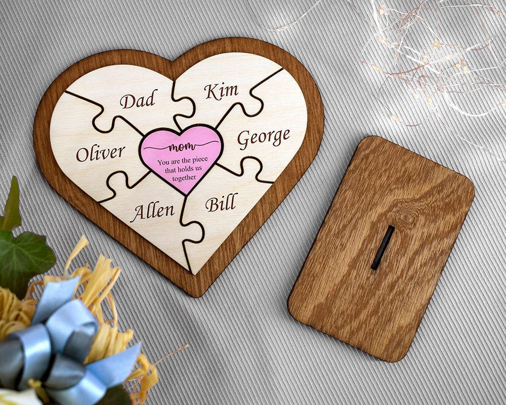 Family Gift Puzzle Piece Sign: A Small Token of Unity and Love