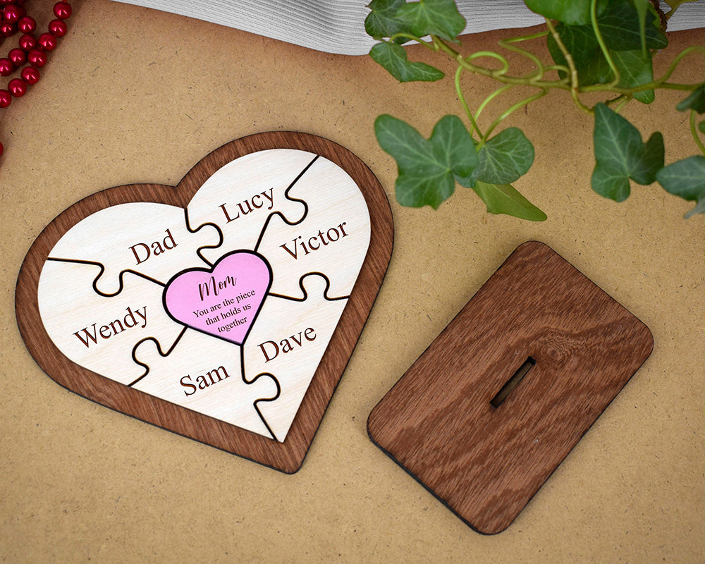 Family Gift Puzzle Piece Sign: A Small Token of Unity and Love