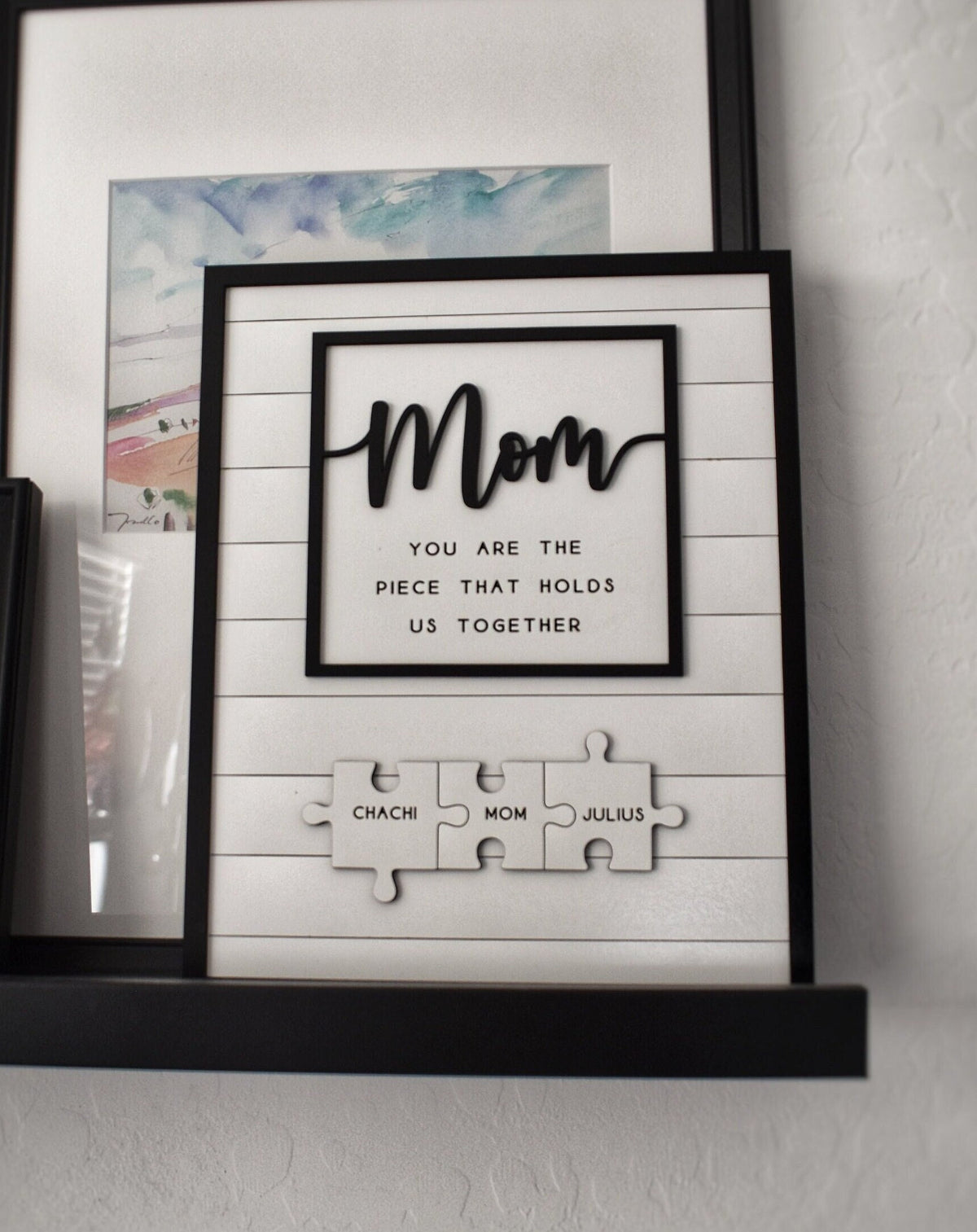 Tailor-made Mother's Day gifts for mom | Puzzle logo - you are our bond | Personalized custom puzzles