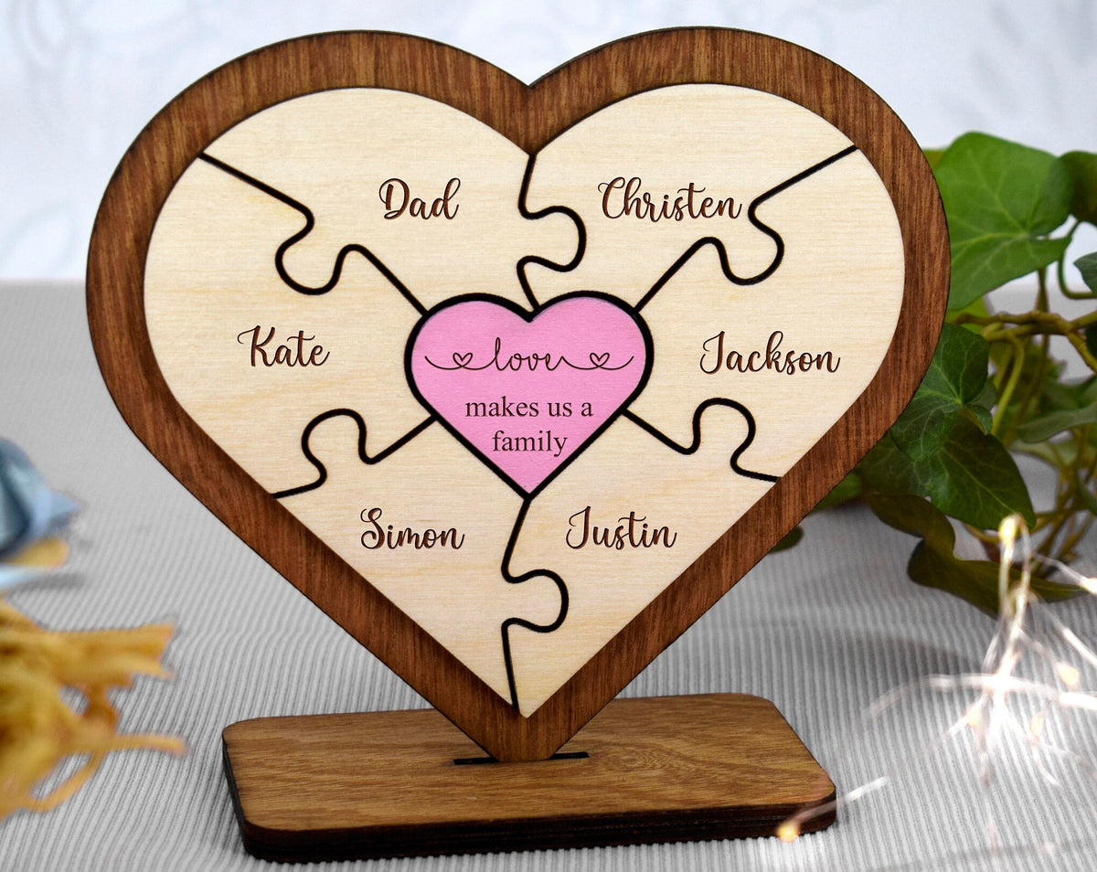 Family Gift Puzzle Piece Sign: A Small Token of Unity and Love