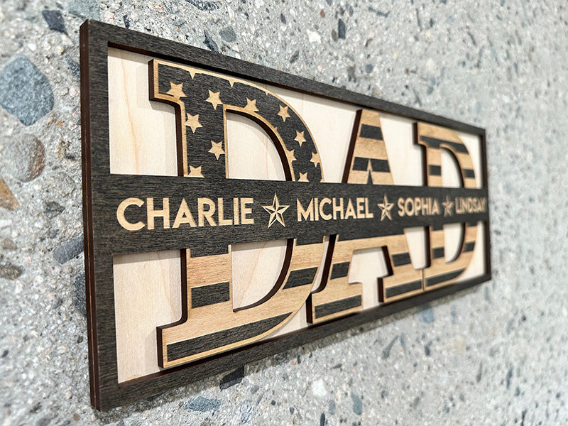 Gifts for Dad Personalized, Dad Birthday Gifts, Custom Dad Sign