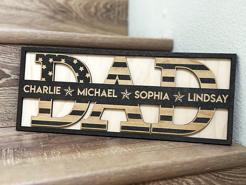 Gifts for Dad Personalized, Dad Birthday Gifts, Custom Dad Sign