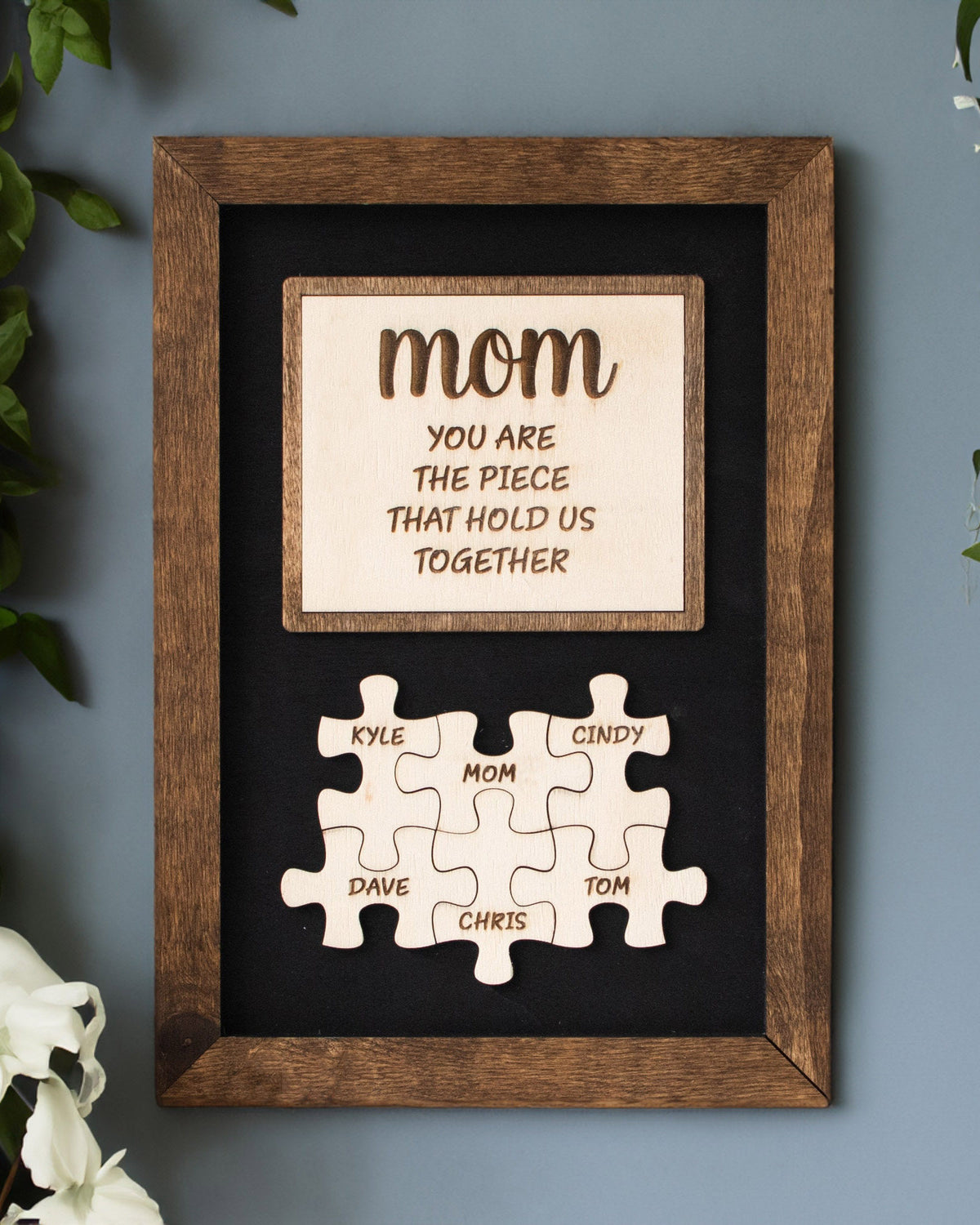 Personalized Puzzle Sign Gift For Mom