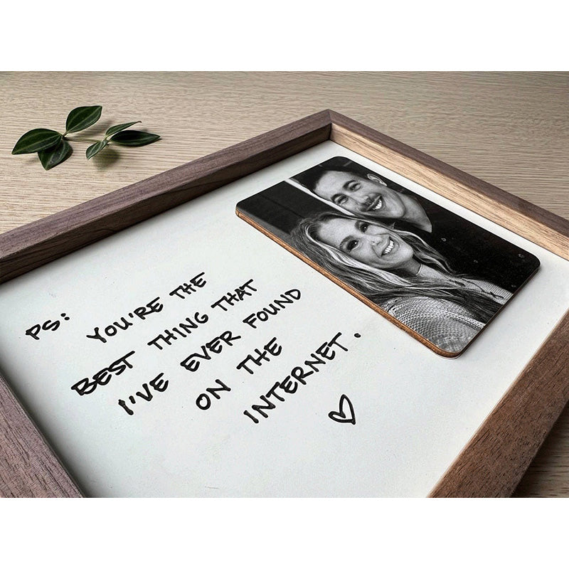 Custom Handwriting Picture Frame, Keepsake Picture Frame,