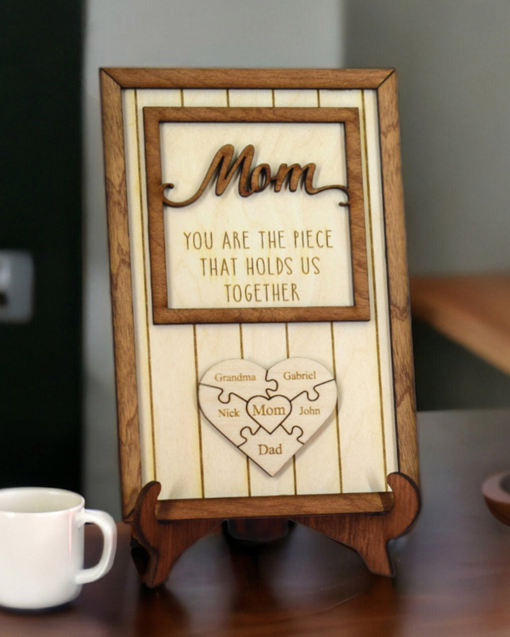 Mom Puzzle Sign - Homemade Mother's Day Gifts