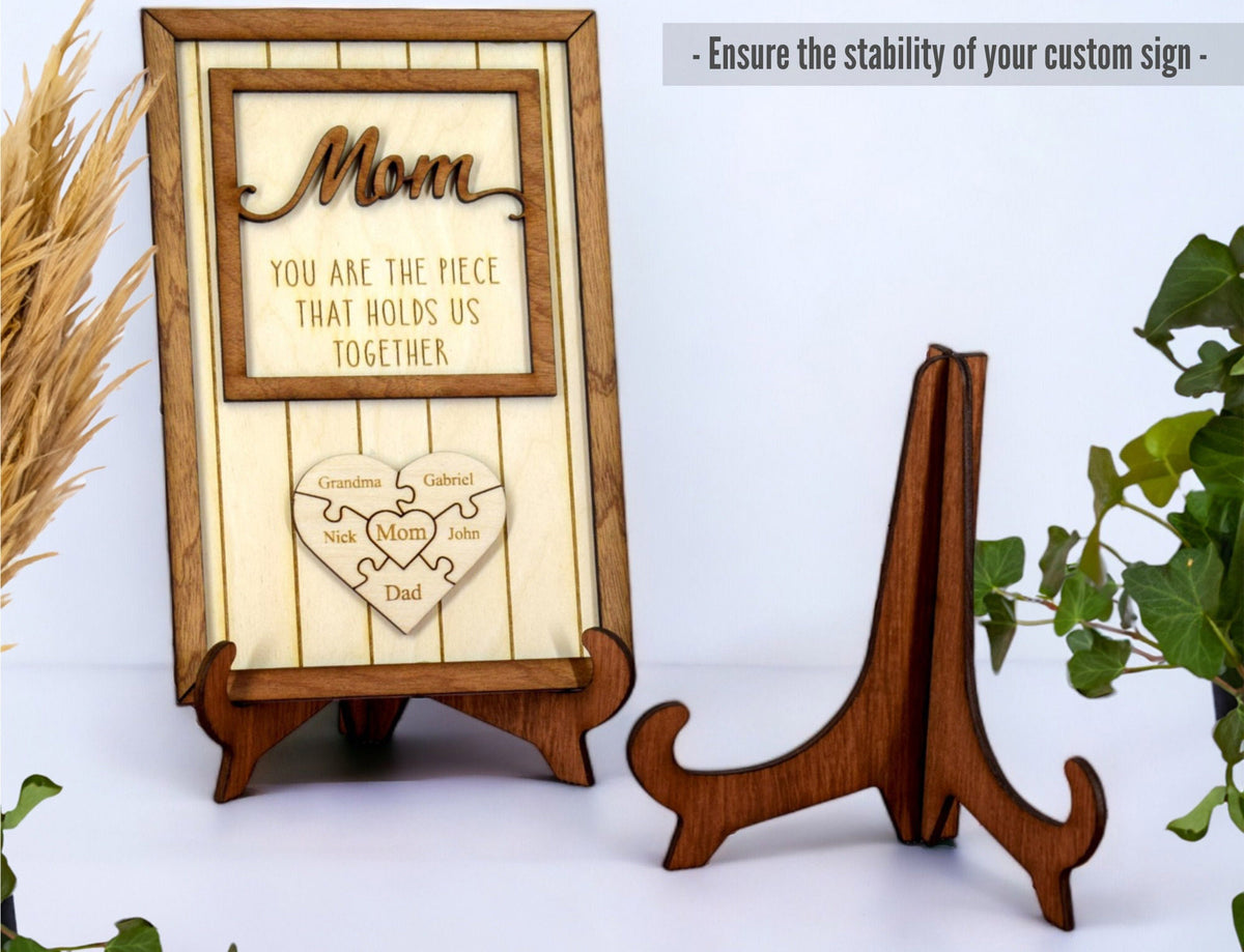 Mom Puzzle Sign - Homemade Mother's Day Gifts