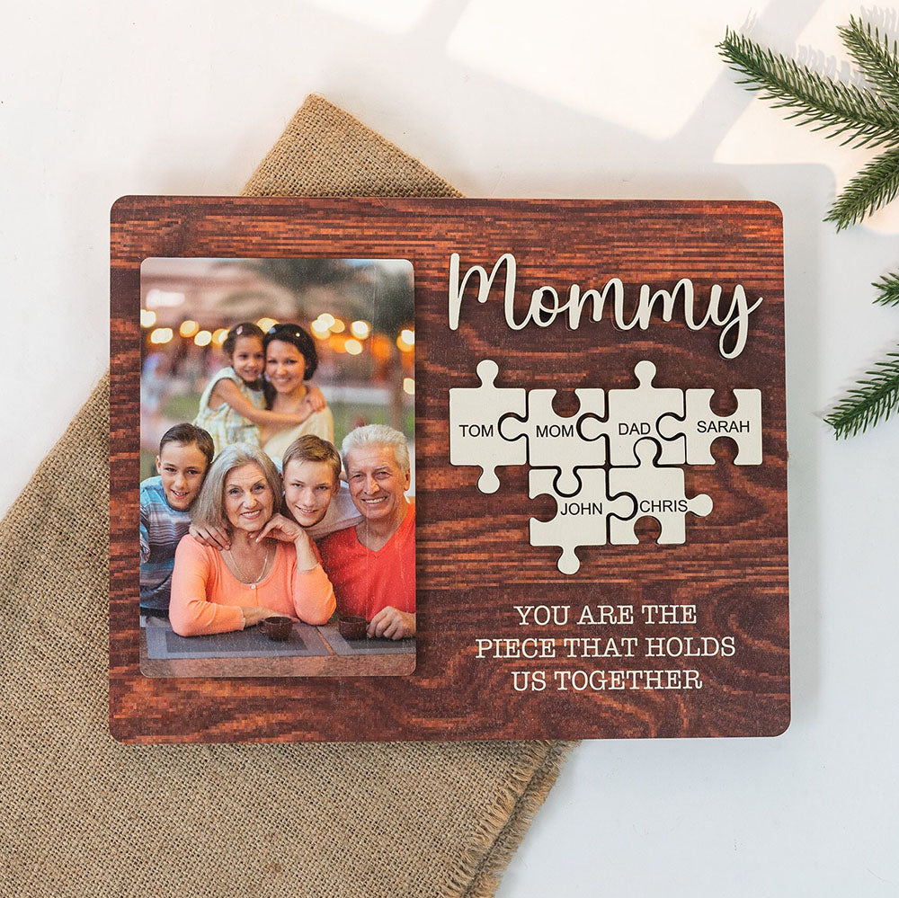 Personalized Puzzle Sign Gift for Mom